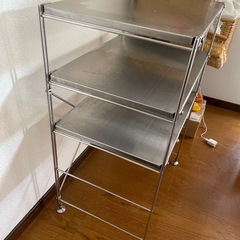 無印スチールユニットシェルフの画像