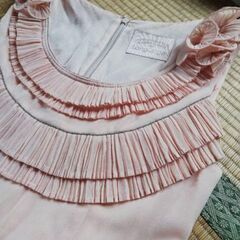 language ワンピ ドレス ベルト スウィート 甘め 韓国 ピンク バイマの画像