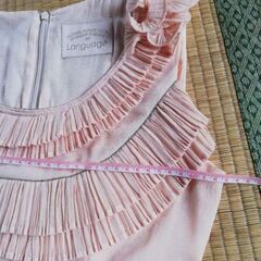 language ワンピ ドレス ベルト スウィート 甘め 韓国 ピンク バイマの画像