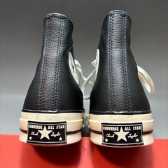 CONVERSE CHUCK70 HI LEATHER BLACK 27.5cmの画像