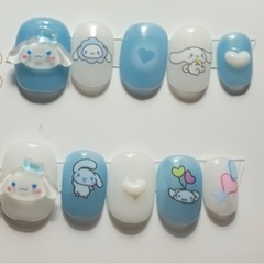 サンリオシナモロールネイルチップ