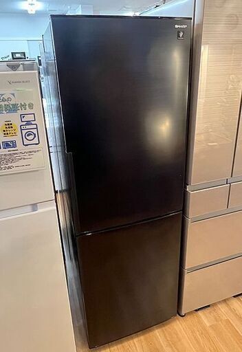 北大前! 札幌 引取 シャープ 冷蔵庫 SJ-PD31H-B 2021年製 310L アコールブラック プラズマクラスター 2049911