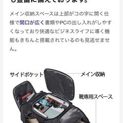 UNIBIZ マルチリュックの画像