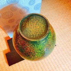 未使用 台座付き花瓶の画像