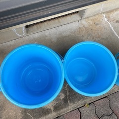 ポリバケツ　3個
の画像