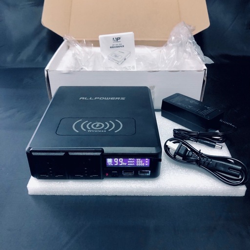9/1〜2限定 ポータブル電源 ほぼ新品　ALLPOWERS 100W 41600mAh/154Wh 超寿命リン酸鉄リチウムバッテリー