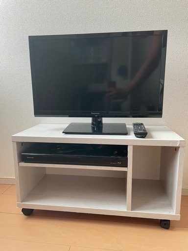 Panasonic　テレビ、レコーダー、テレビ台3点セット