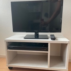 Panasonic　テレビ、レコーダー、テレビ台3点セット