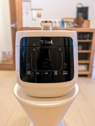 T-fal ラクラクッカー 電気圧力鍋 CY353AJP : 無水調理 3L 2~4人用 アイボリー 、ポリプロピレン