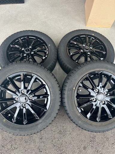 155/65R14 中古スタッドレスタイヤホイールセット