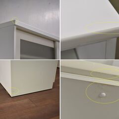 【9/26受渡終了】≪yt1587ジ≫ ニトリ 食器棚 レジューム120 幅120cm RESUME 120-TG-S 120-SH-R 2020年製 キッチンボード/カウンター/中古家具/宮城県仙台市 60831-01