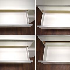 【9/26受渡終了】≪yt1587ジ≫ ニトリ 食器棚 レジューム120 幅120cm RESUME 120-TG-S 120-SH-R 2020年製 キッチンボード/カウンター/中古家具/宮城県仙台市 60831-01