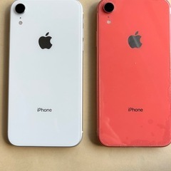 iPhoneXR アイフォン スマートフォン　稼働品2台