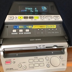 高音質　AIWA（アイワ）製　MD／CD ラジカセの画像