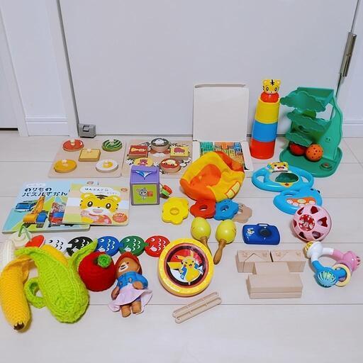 【No.279】知育玩具 おもちゃセット こどもちゃれんじ ポケモン しまじろう パズル 積み木 マラカス ブロック 絵本 ぬいぐるみ