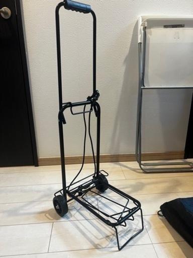 美品　早いもん勝ち　ゴムバンド付き　キャリーカート　台車　ハンドキャリー