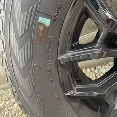 ランドクルーザープラド　スタッドレスタイヤホイール4本セットの画像