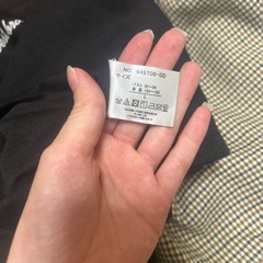 パッチワーク袖トップスの画像