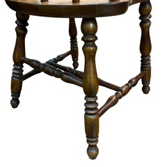 柏木工 飛騨高山 アンティークチェア ヴィンテージ ダイニングチェアの画像