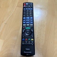 Panasonic DVD Blu-rayレコーダーの純正リモコン