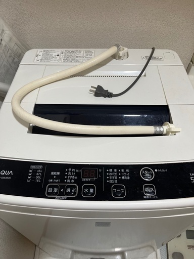 【9/14-16で受け取りに来ていただける方】AQUA洗濯機　2016年製