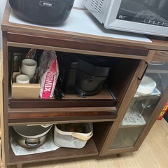 【決まりました】食器棚　レンジ台　幅90cm