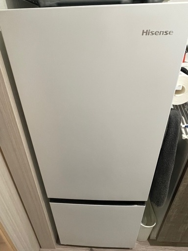 Hisense冷蔵庫 2ドア 冷凍冷蔵庫 162L (冷蔵室113L/冷凍室49L) HR-D15F