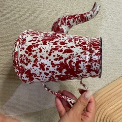 ホーロー　水差し　アンティーク　