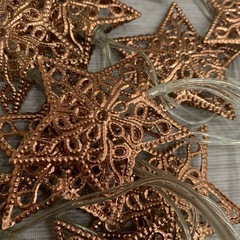 星飾り/電池で光る/クリスマスに向けてどうぞの画像