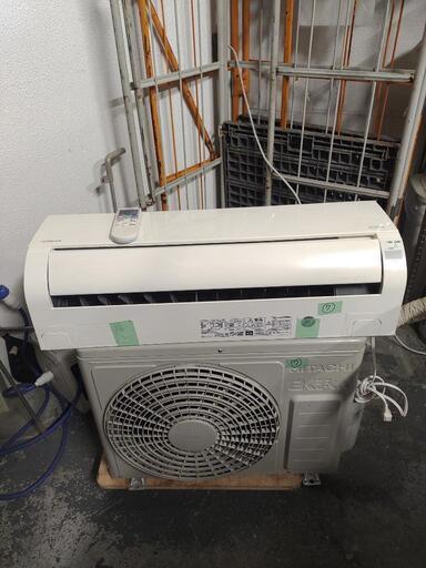 HITACHI【RAS-L22JE7】日立 白くまくん ルームエアコン 2.2kW 主に6畳用 2019年製 中古品\n\n