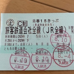 ★青春１８きっぷ　１回分★の画像