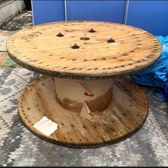 木製ドラム  電線ドラム  ウッドデッキ 　アウトドア  DIY...