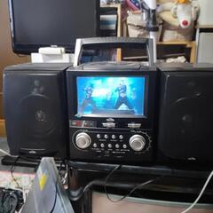 液晶付きDVDコンポ現状　電池駆動可能
