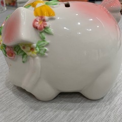 豚の貯金箱/フタ付きの画像