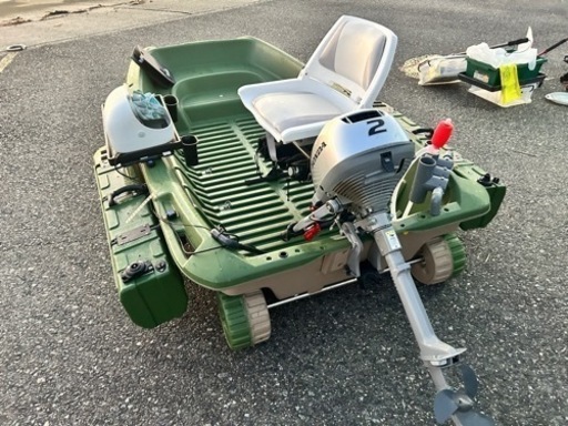 スポーツヤック245 ホンダ2馬力エンジン　魚探セット販売