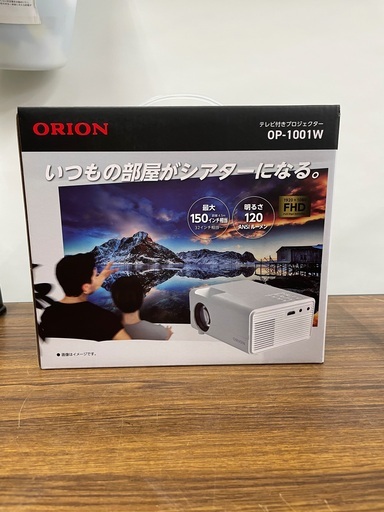 【未使用】ORION TVチューナー付きプロジェクター OP-1001W