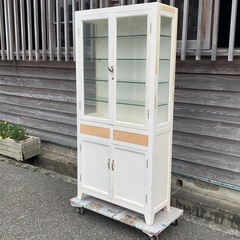 ケビント　キャビネット　食器棚　飾り棚　整理棚　古家具　古道具の画像