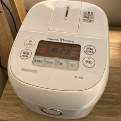 東芝 TOSHIBA RC-5XL(W) IH炊飯器 3合炊き ...