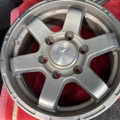ハイエース　マッドクロスホイール4本の画像