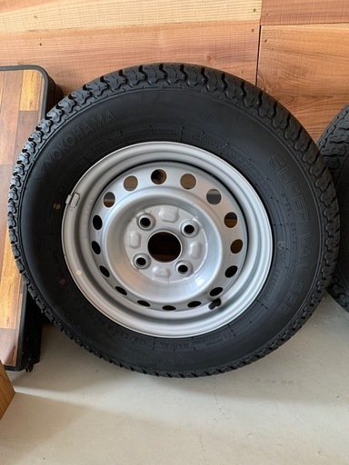 軽トラ　S510Sハイゼットジャンボ純正タイヤホイール４本セット 