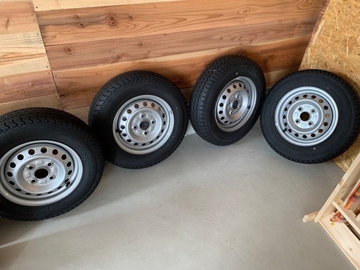 軽トラ　S510Sハイゼットジャンボ純正タイヤホイール４本セット