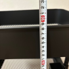 商談中【美品】ニトリ・スチールワゴン_高さ調整可の画像