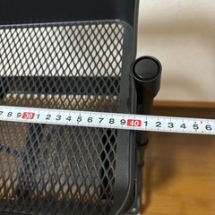 商談中【美品】ニトリ・スチールワゴン_高さ調整可の画像