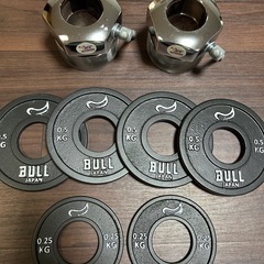 BULL セラミックシャフト　プレート　カラー　セット　パワーリフティング　トレーニング　バーベル