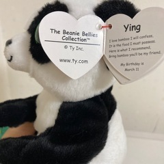 Ying パンダ　ぬいぐるみ　Ty beanie belliesの画像