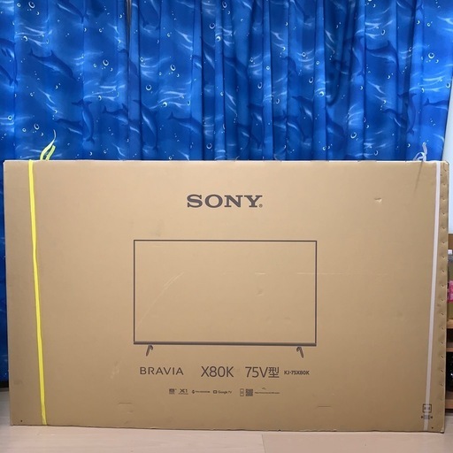 テレビソニーブラビア７５インチ4K液晶テレビ X80Kシリーズ