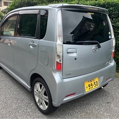 ムーヴカスタムRSターボ　車検8年2月　ナビテレビ　スマートキー　プッシュスタート　LA100S  タイヤバリ山　そのまま乗れます♪の画像