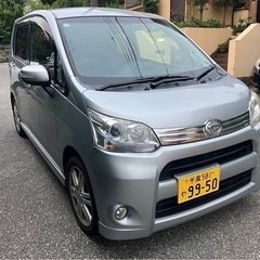 ムーヴカスタムRSターボ　車検8年2月　ナビテレビ　スマートキー...