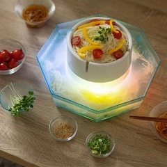 光る　ひんやり流しそうめん　LEDライトの画像