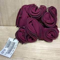 未使用　定価6800円　リボン髪留め　ツインコーム　maroon color twin comb hairclipの画像
